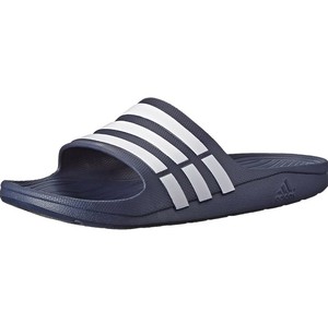 Adidas Duramo Mens Slides Sandals Flip Flops Beach Wear Dark Blue/White Size 11 | eBay