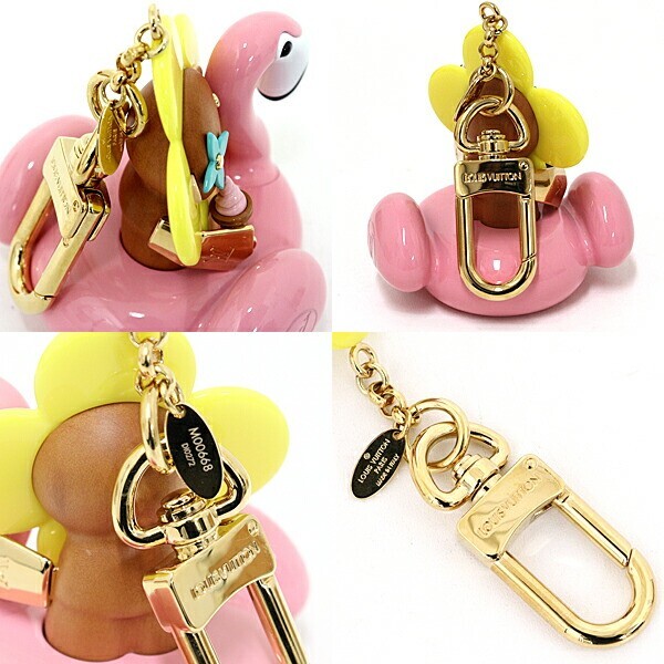 Louis Vuitton ピンクチャームキーホルダー LOUIS VUITTON（ルイ・ヴィトン） 並行輸入 キーホルダー モノグラム