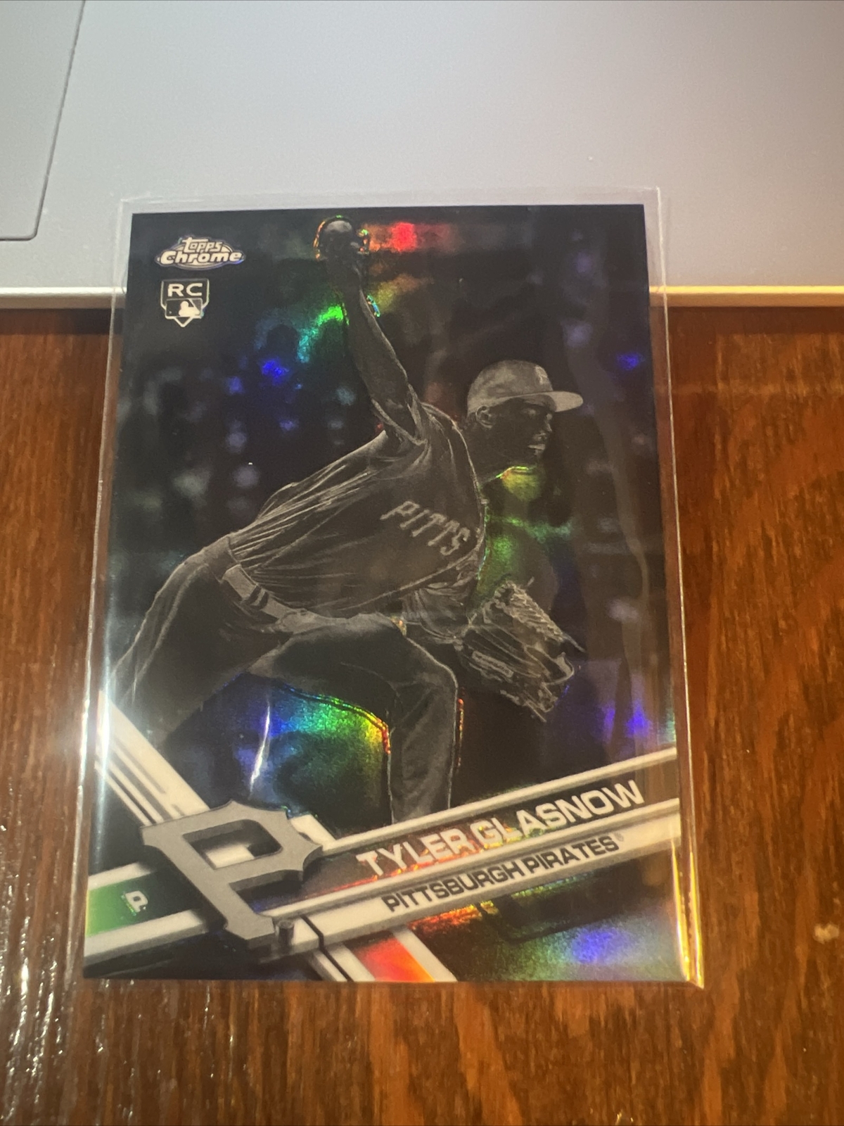 Tyler Glasnow 2017 Topps Chrome Negative Refractor RC #189 Pirates Rays SSP Rookie Card