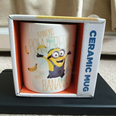 Despicable Me Minion ''Powered By Bananas'' Tasse in Box offizielle Handelsware