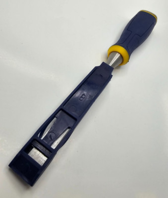 ( QTY 3 ) Irwin Marples 1/2'' Precision Woodworking Chisel, Resin Handle 13mm