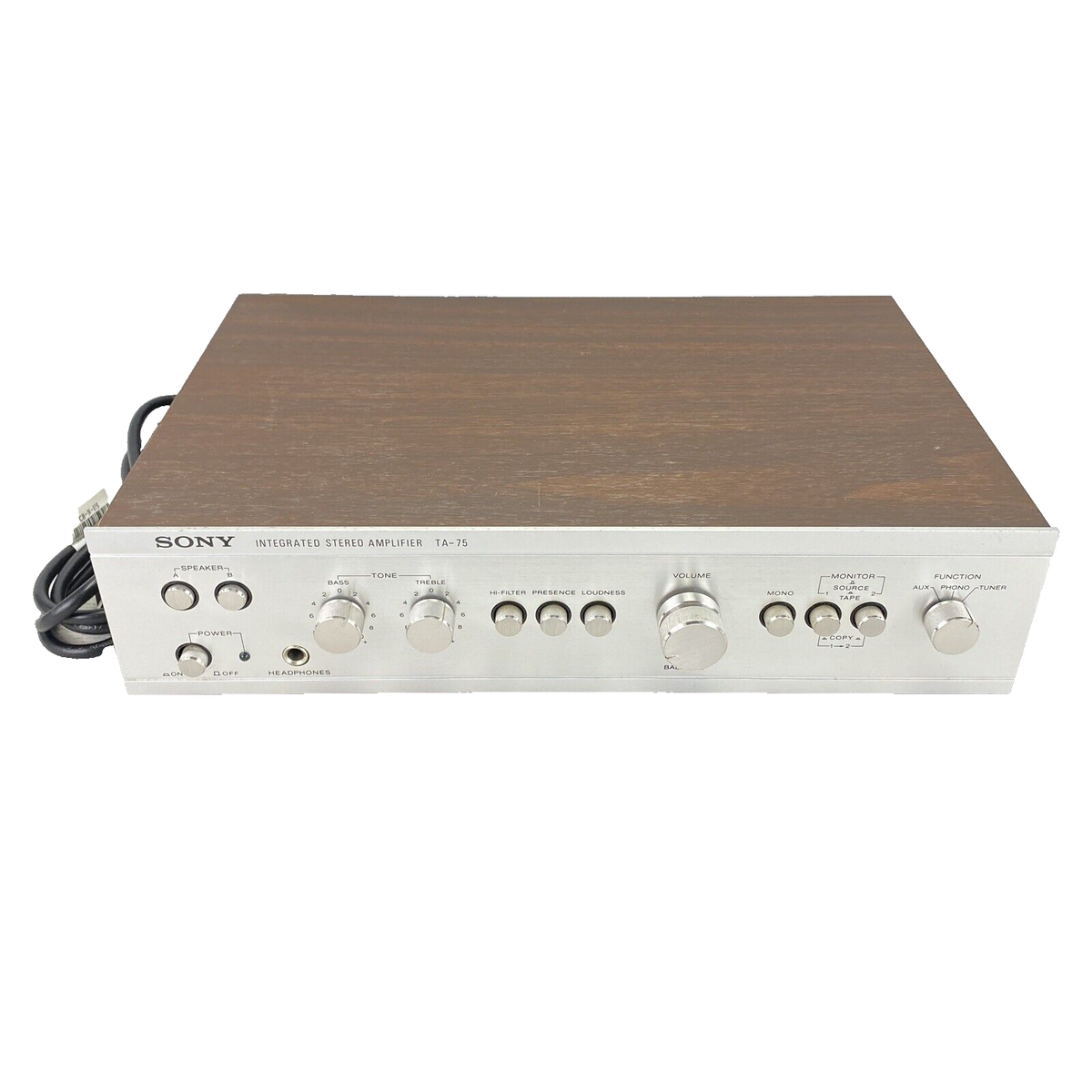 Sony Integrated Stereo Amplifier TA-75 | Tested | eBay