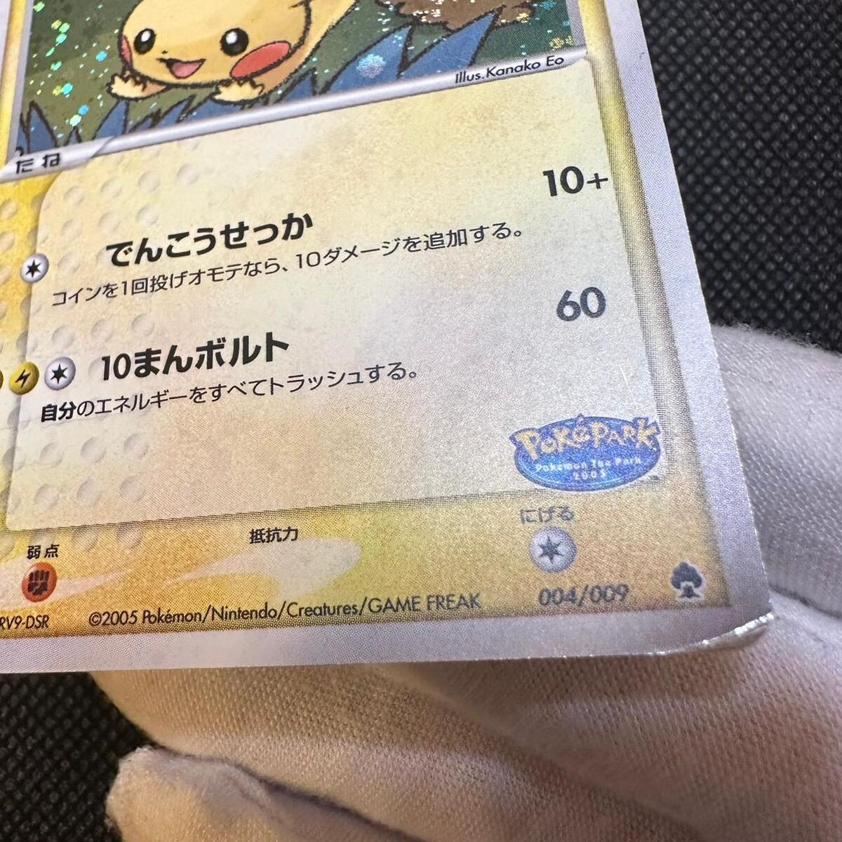 Pokepark's Pikachu 004/009 Holo Forest File Promo Japanese Pokepark's Pikachu 004/009 Holo Forest File Promo Japanese