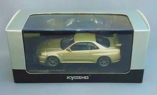 Kyosho 1/43 Nissan Skyline GT-R BNR34 M Spec Mini Car Model Used