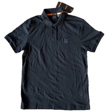 HUGO BOSS POLO BLACK PASSENGER Size Medium 50507803 SLIM FIT