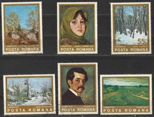 Romania, 1975, used, painting, MiNr 3247-3252 SA
