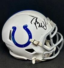 INDIANAPOLIS COLTS PAT MCAFEE SIGNED MINI HELMET JSA COA AUTHENTIC AUTOGRAPH NFL