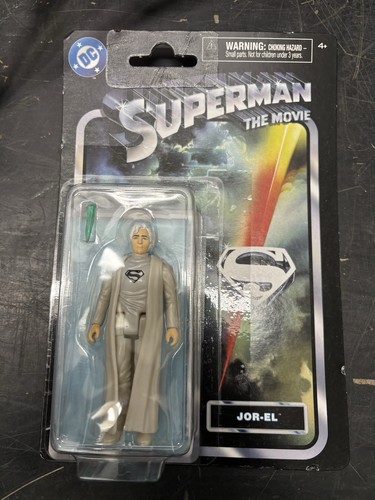 2025 Spin Master DC Superman the Movie Modellino retrò 3,75": JOR-EL WHITE