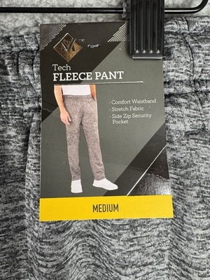 Member's Mark Mens Tech Fleece Performance Pants Athletic Sweatpants in Gray S