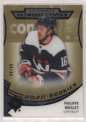2020 Ultimate Collection Introductions Gold 46/49 Philippe Maillet Rookie RC lb9
