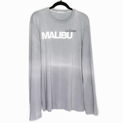 Standard James Perse Men's La Costa Malibu Tee Gray W/ Black & White Sz 3 (L)