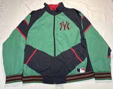 Vintage Supreme x MLB New York Yankees Jacket XL Green Baseball