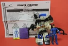 1994 GI JOE POWER FIGHTER ARMOR W/INSTRUCTIONS & GEARS ACTION FIGURE W/FILE CARD