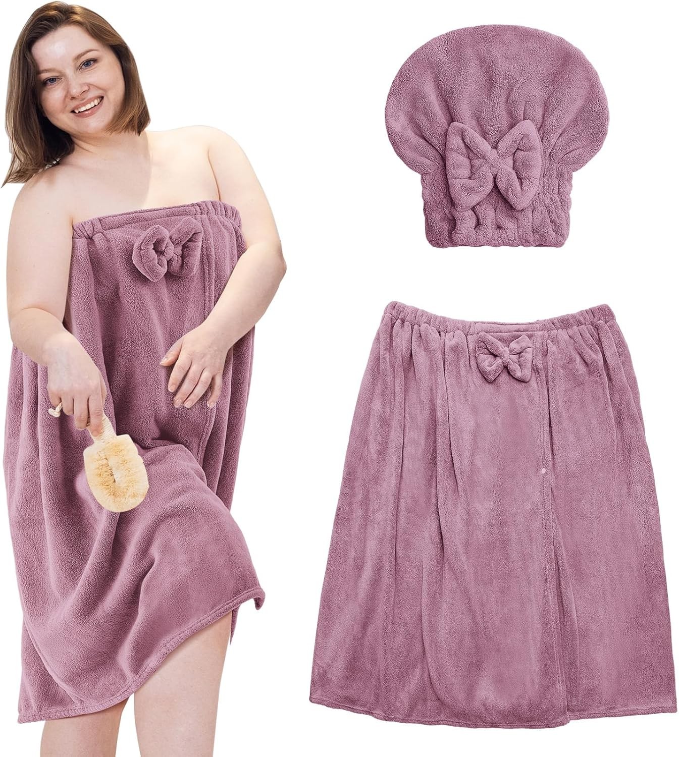Wrap For Women With Hair Towel Bath Shower