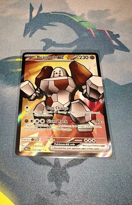 Regirock ex 214/182 Full Art  Destined Rivals Near Mint In Hand