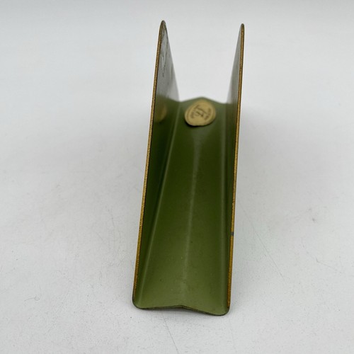 Hand Painted Flower Metal Napkin Letter Holder LJ Italy Grannycore Cottage - Picture 4 of 11