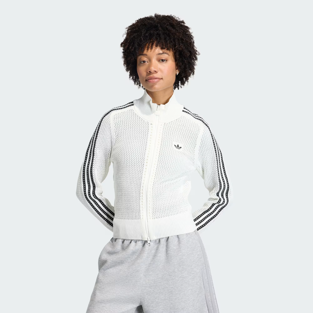 adidas Originals Women's Knitted Firebird Track Top KC6496 | eBay