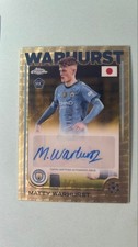 Marketplace image: 2024-25 Topps Chrome UEFA Club Matty Warhurst Superfractor Auto 1/1 RC Japan ed.