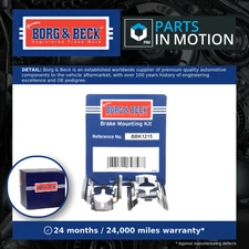 Brake Pad Fitting Kit BBK1215 Borg & Beck Genuine Top Quality Guaranteed New