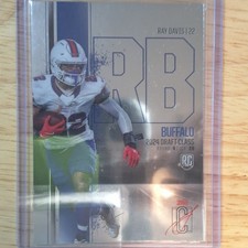 Topps 2024 Ray Davis #RCV-15 Buffalo Bills Rookie Card Vignette RC Insert. rookie card picture