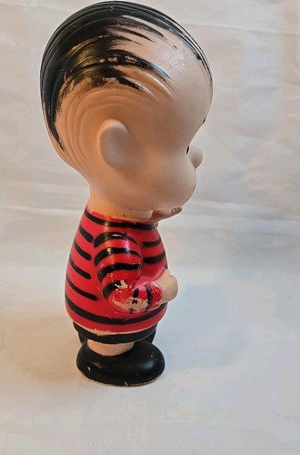 Muñeca vintage de vinilo/goma Peanuts Linus United Features Syndicate Schultz - Imagen 7 de 12