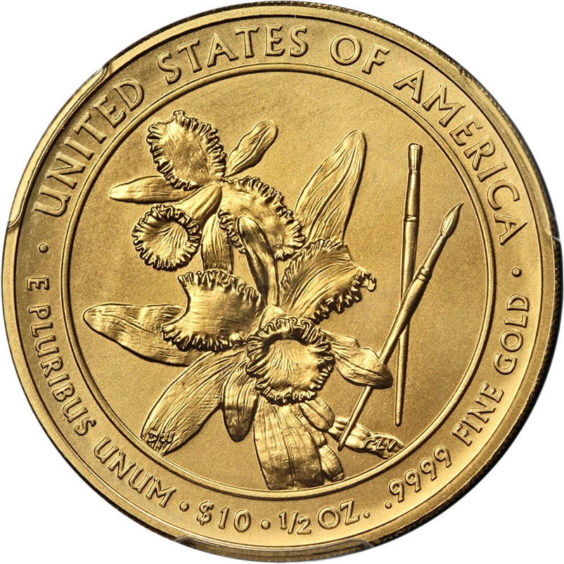 2012-W First Spouse Gold $10 Caroline Harrison PCGS MS69 1st Strike - STOCK - Image 2 of 4