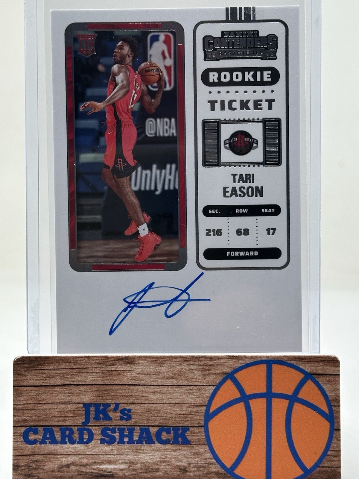 2022-23 Panini Contenders Tari Eason Rookie Ticket On Card Autograph #116