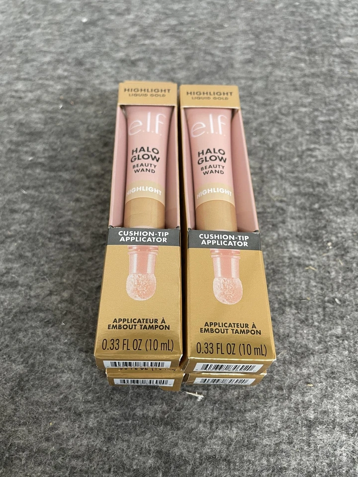 e.l.f. Halo Glow Beauty Wand Highlight Liquid Gold Vegan Cruelty-Free 4 PACK - Image 2 of 4