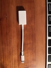 Apple Lightning to USB Camera Adapter, White, 6in Cable, 1 Port for iPhone iPad