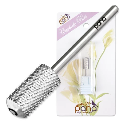 PANA 3/32" Shank Size - Silver Large Barrel Smooth Top Carbide Bit (C)