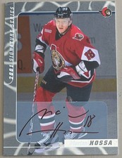 2000-01 ITG Be A Player Signature Series Auto Marian Hossa #115 Auto HOF