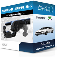 für Skoda Octavia Fliessheck 01.2020-Jetzt Vapos AnhäNgerkupplung Schwenkbar Neu