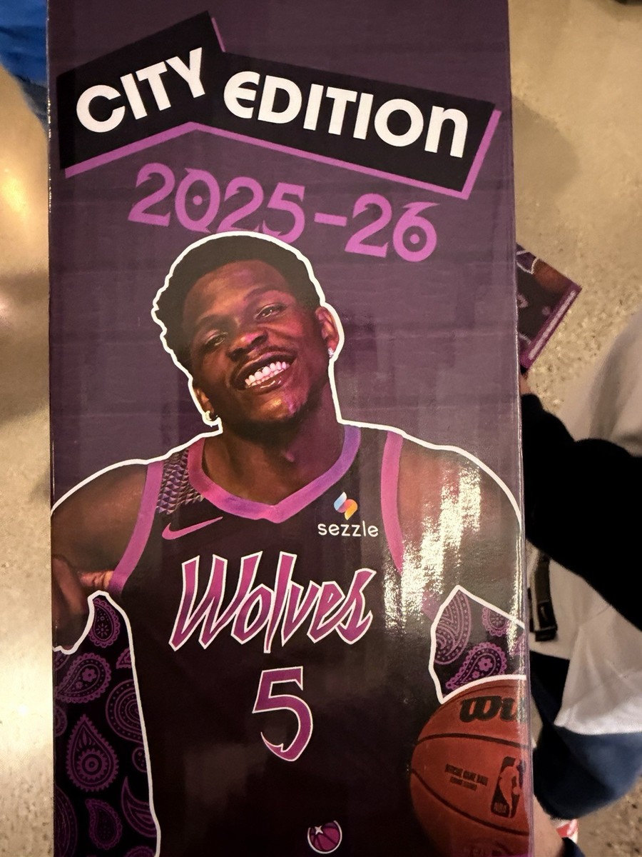 Anthony Edwards MN Timberwolves 2026 City Edition Jersey