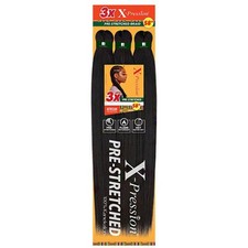 Sensationnel X-Pression 3X Pre-Stretched Braiding Hair 58"   1 Jet Black