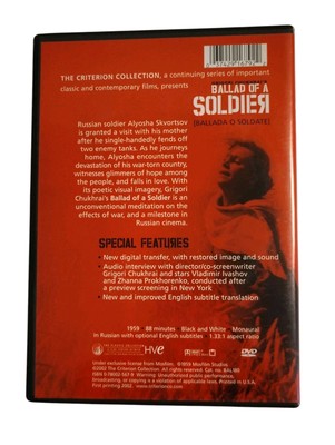 Ballad of a Soldier DVD Criterion Collection 148 1959Movie Film