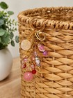 PURSE/BASKET/KEYCHAIN CHARMS.  LOT OF 2.  GOLD TONE.  SPARKLES. — photo 2