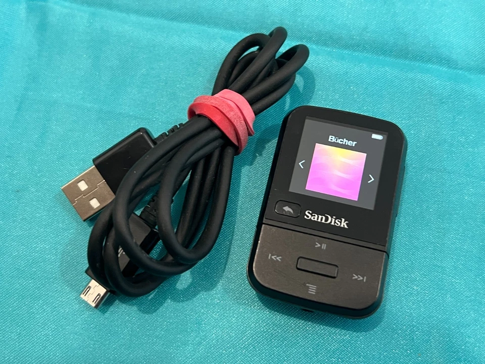 SanDisk Clip Sport Go 32GB MP3-Player - Schwarz - Bild 4 von 4