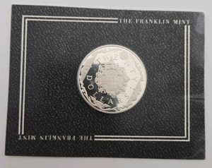 1985 British Virgin Islands $20 dollars silver coin 