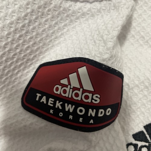Adidas Artes Marciales Top Hombres Extra Extra Grande Cuello Negro Taekwondo Uniforme - Imagen 14 de 17