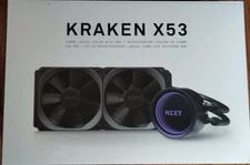 NZXT Kraken X53 240mm AIO Liquid Cooler - For Parts/Repair
