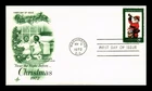 US COVER TWAS THE NIGHT BEFORE CHRISTMAS SANTA CLAUS FDC ARTCRAFT