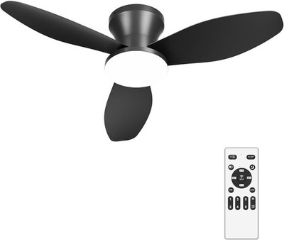 1~2Pack 36 Inch Ceiling Fan with Light and Remote Small Low Profile Ceiling Fan