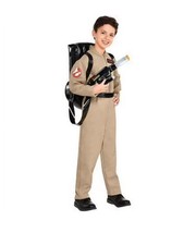 Ghostbusters Child Jumpsuit /Inflatable Proton Pack Size Large 10-12 Costume new