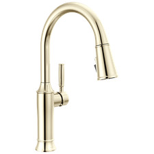 Delta 9184-PN-PR-DST Single Handle Pull-Down Faucet - Lumicoat Polished Nickel