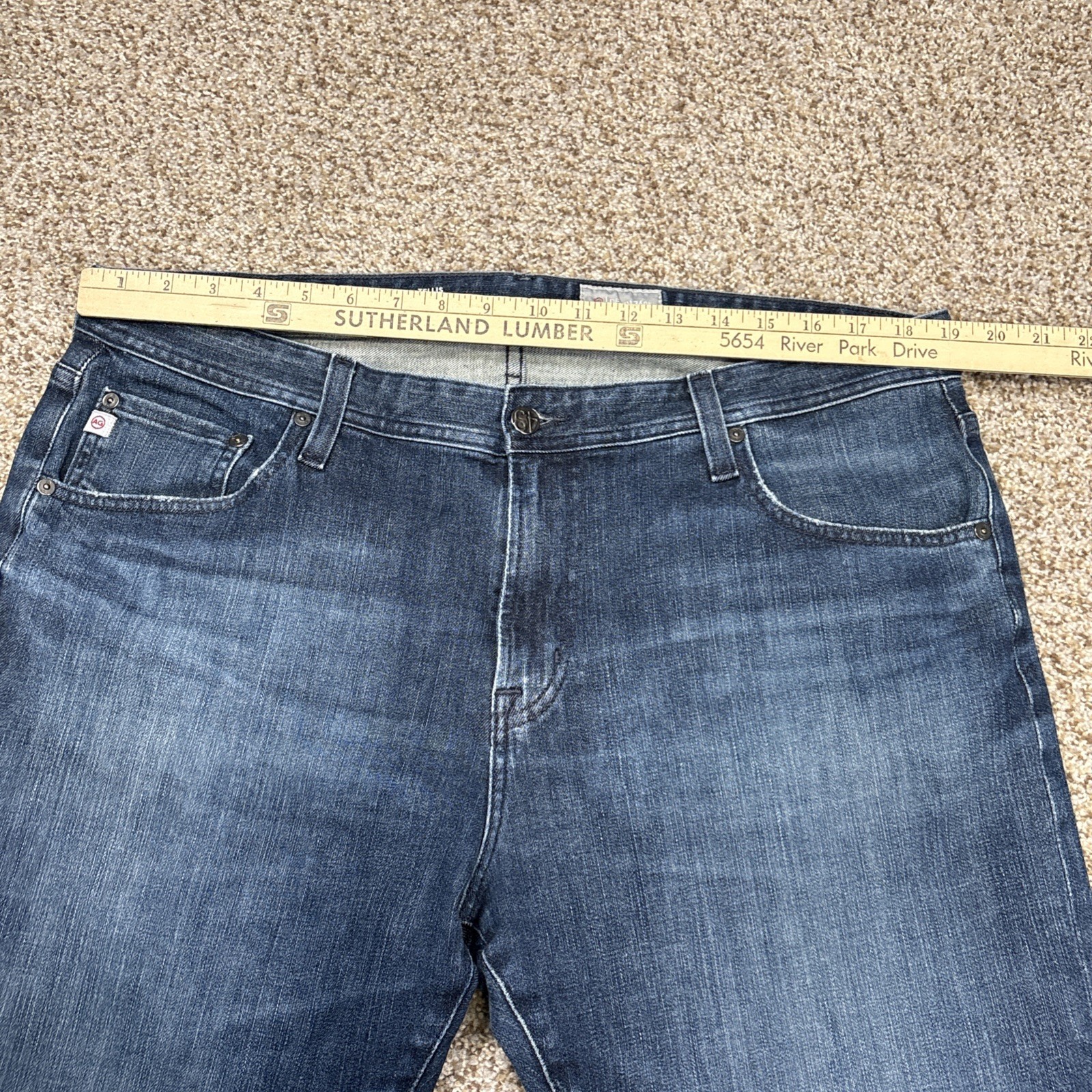 Adriano Goldschmied Jeans Mens 38x33 AG 360 Tellis Modern Slim Denim 38x32 - View 8