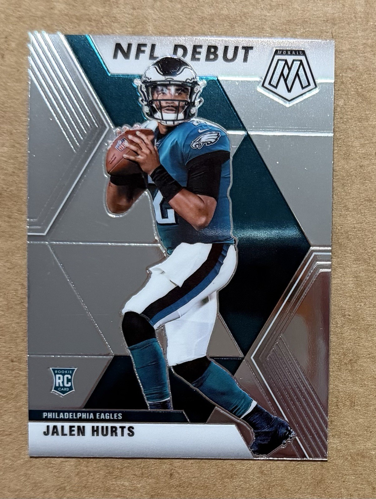 2020 Panini Mosaic Jalen Hurts #265 RC NFL Debut