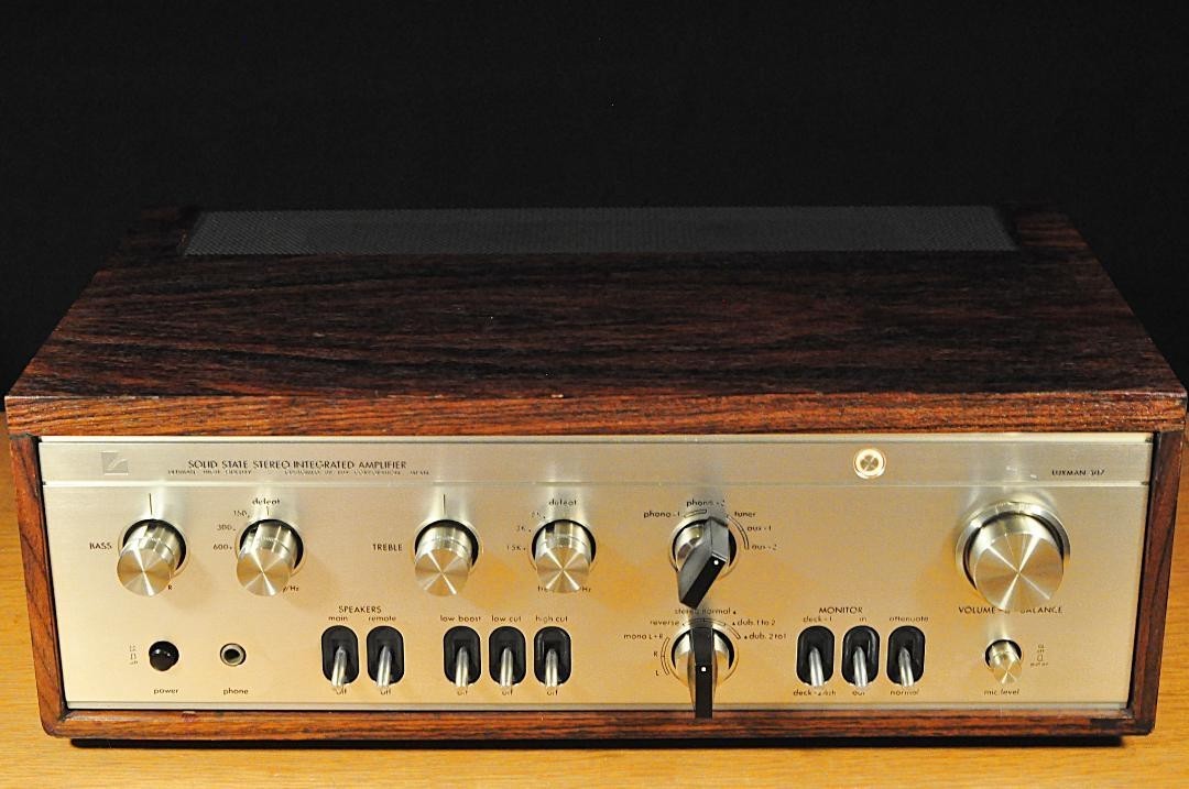 ラックス アンプ L507 AMPLIFIER 本体 Luxman L-507 Stereo Integrated Amplifier 200W 11kg Vintege