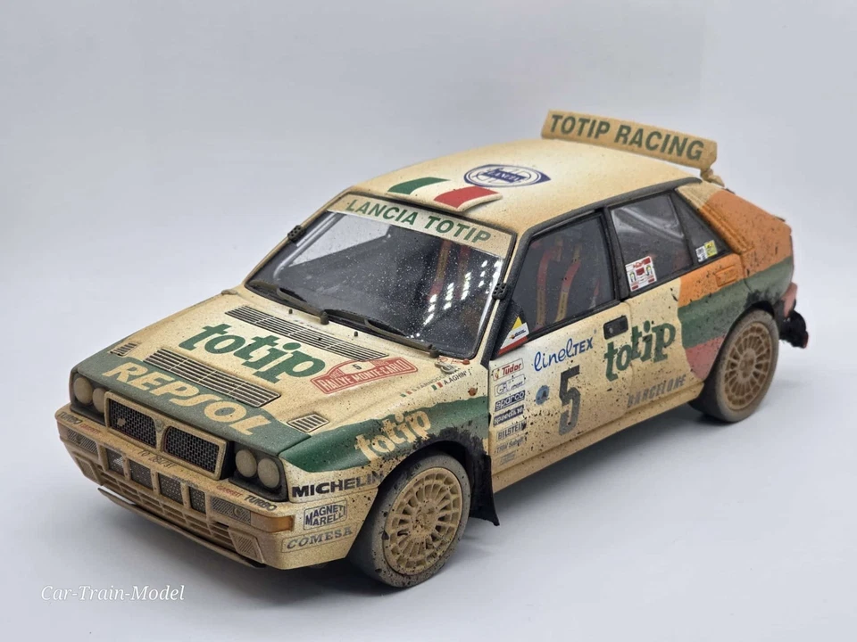 Lancia Delta HF Integrale 1993 Monte Carlo #5 Totip Versione Sporca  KYOSHO 1:18 - Immagine 3 di 4