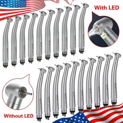 Dental LED E-generator Fiber Optic / High Speed Handpiece 4 Water spray 4 Holes
