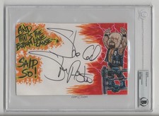Stone Cold Steve Austin 3:16 Sketch Card GPK WWF WWE Signed Auto 1/1 BAS